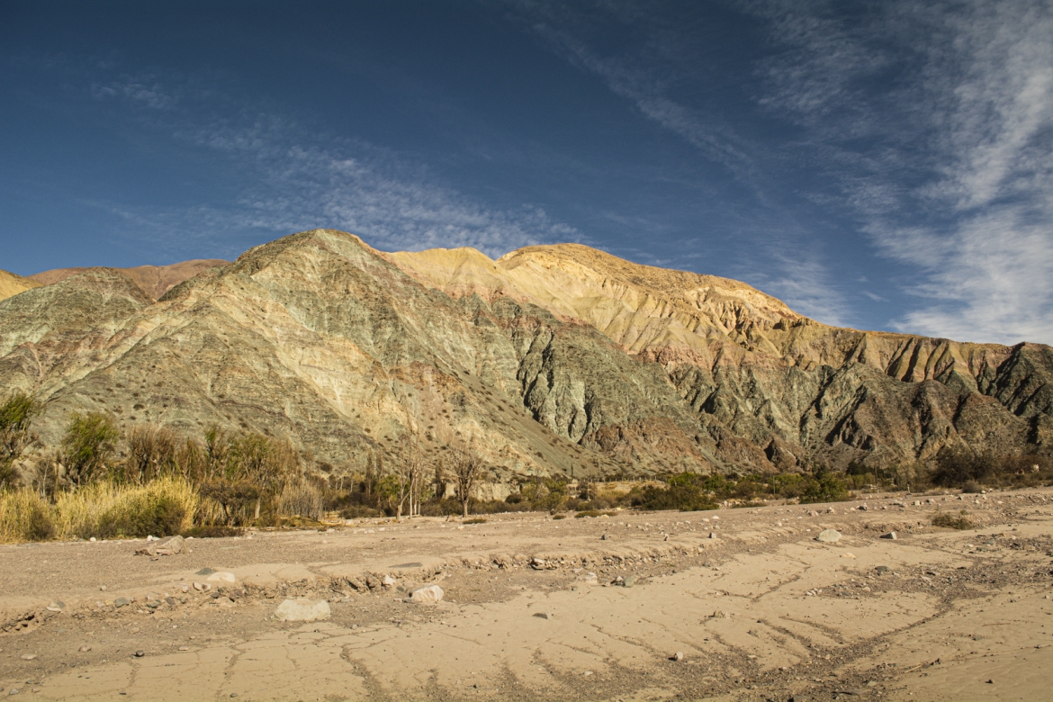 Lecho del río de la quebrada de Purmamarca
